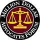 Million dollar advocates Award