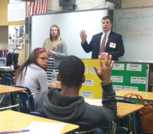John Rainwater Presents to Local High School Students