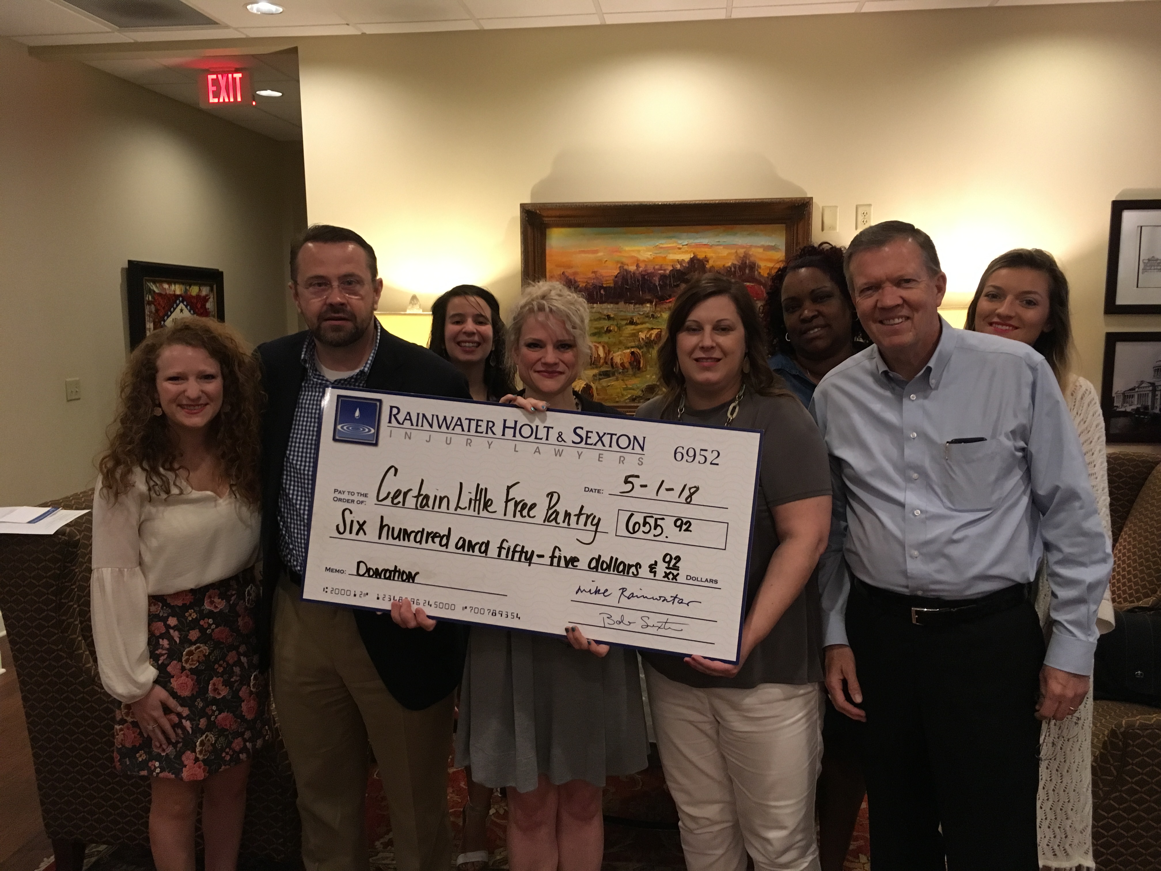 Monthly Charity Winner – Certain Little Free Class Pantry – Conway High School