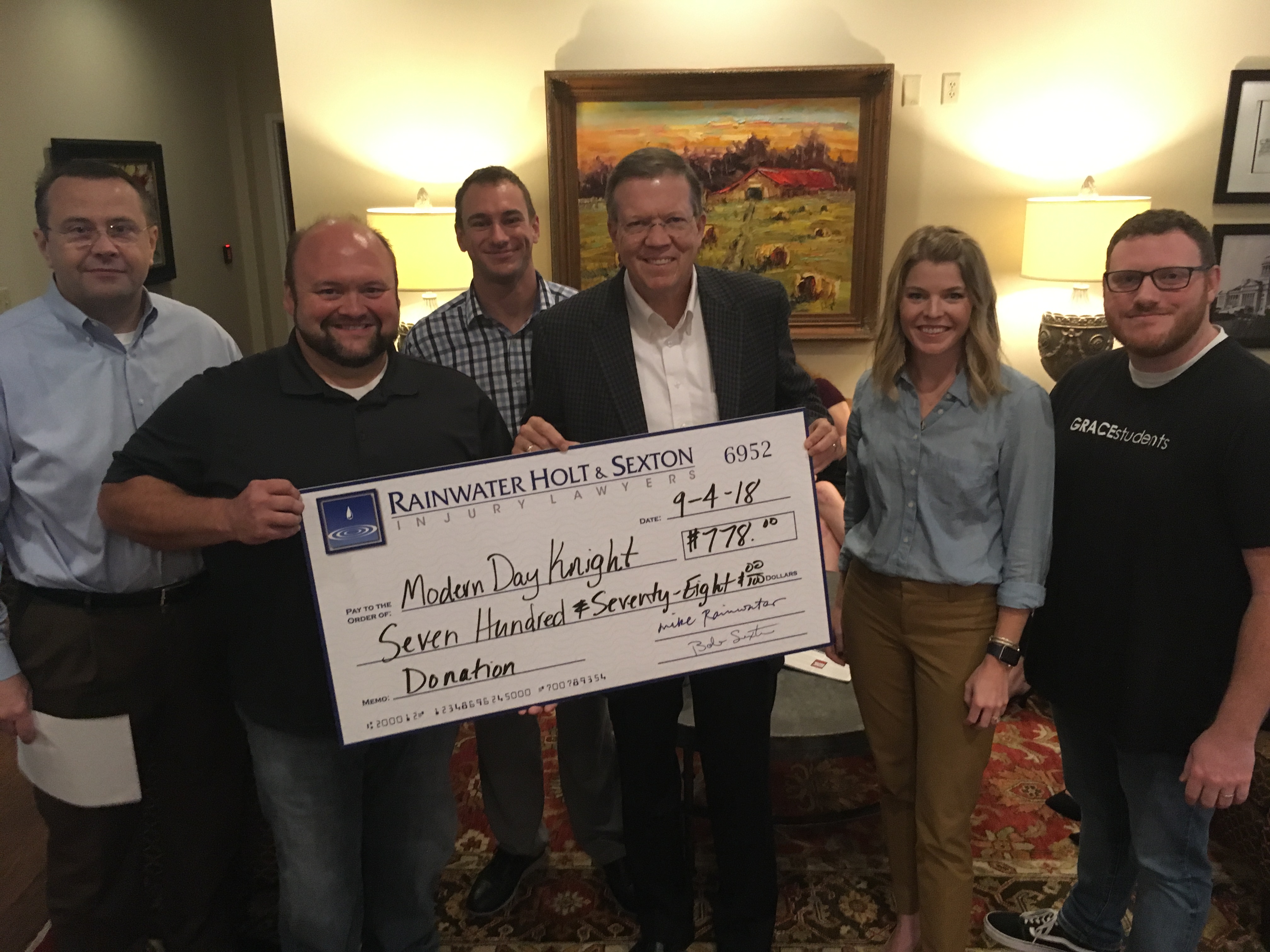 Monthly Charity Winner – Grace United Methodist Church Modern Day Knights