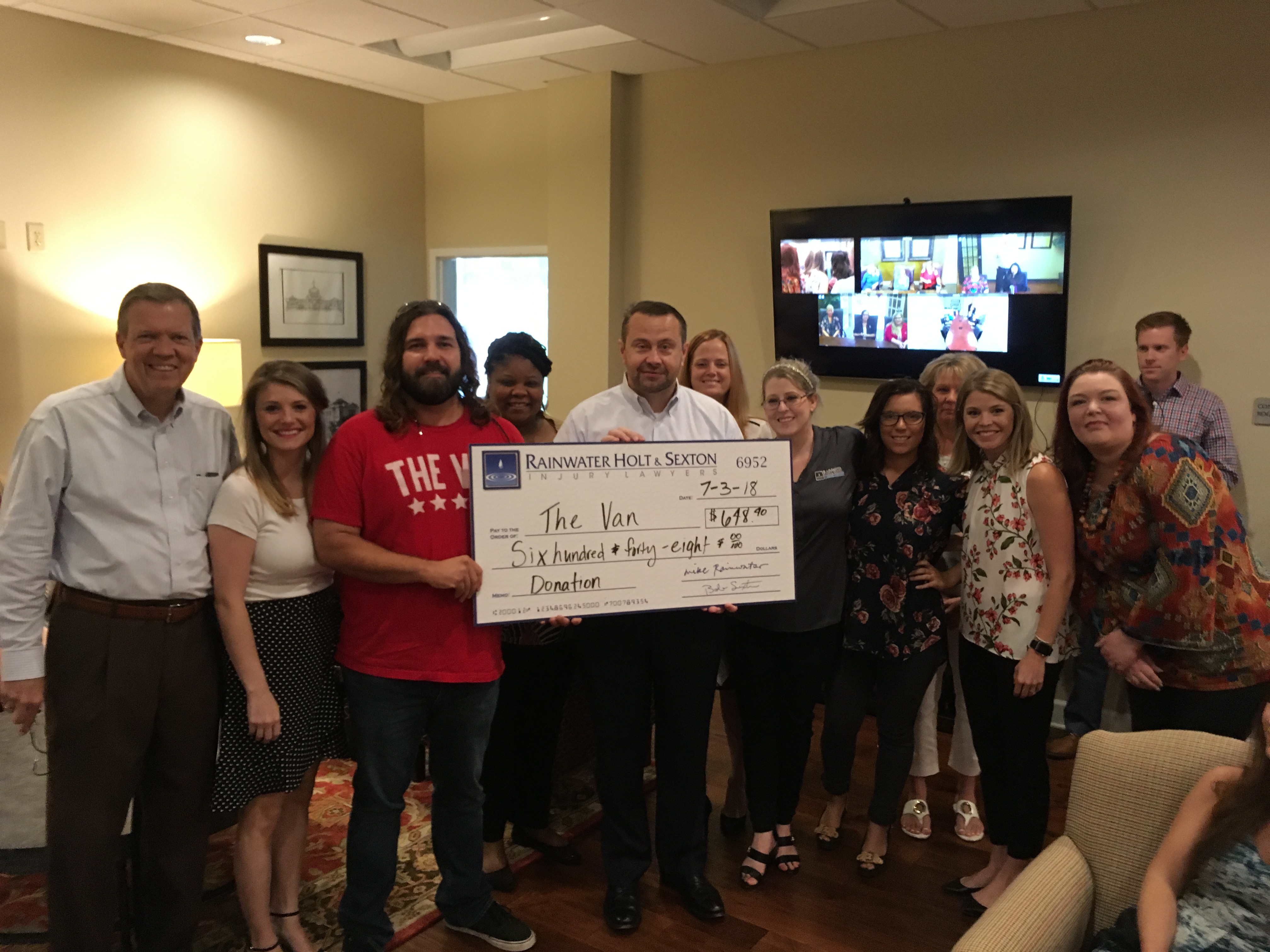 Monthly Charity Winner – The Van