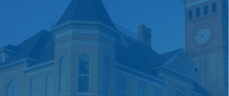 blue overlay of building in saline county AR