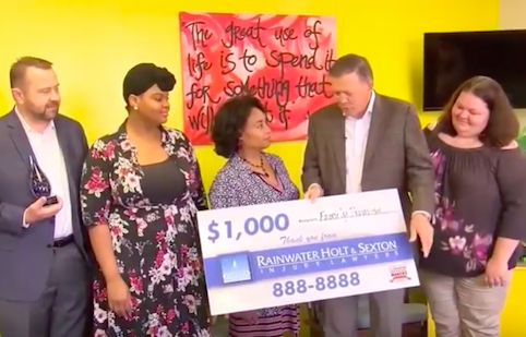 2019 Victory Over Violence Winner Family Promise