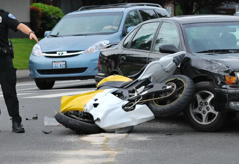 where to most motorcycle accidents occur